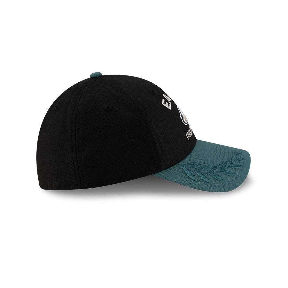 Philadelphia Eagles New Era 2025 NFL Draft Black 39THIRTY Flex Fit Hat for Men product image 5, provided for visual