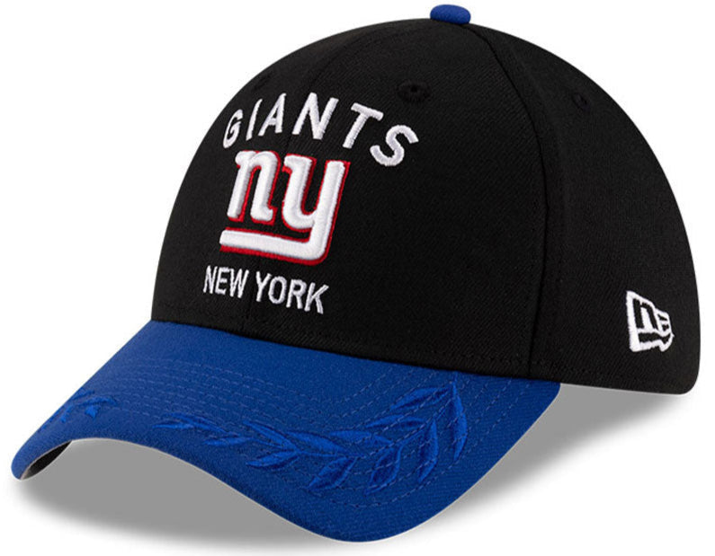 New York Giants New Era 2025 NFL Draft Black 39THIRTY Flex Fit Hat for Men product image 1, provided for visual reference