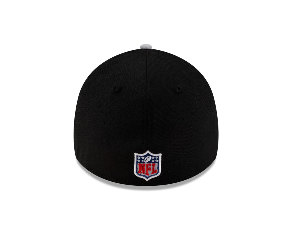 Las Vegas Raiders New Era 2025 NFL Draft Black 39THIRTY Flex Fit Hat for Men product image 6, provided for visual reference