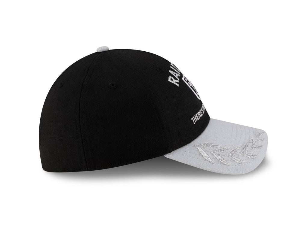 Las Vegas Raiders New Era 2025 NFL Draft Black 39THIRTY Flex Fit Hat for Men product image 5, provided for visual reference