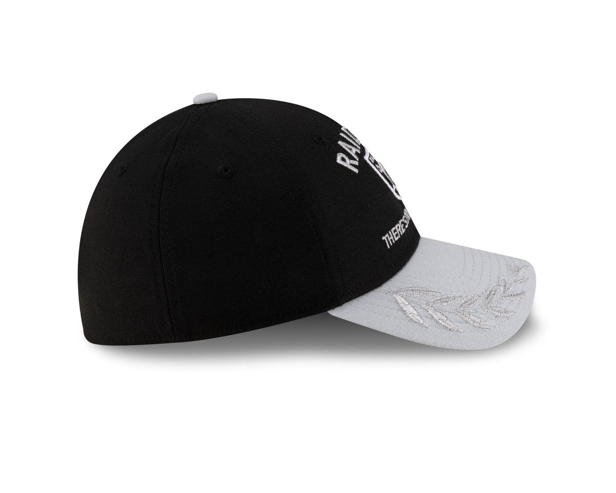 Las Vegas Raiders New Era 2025 NFL Draft Black 39THIRTY Flex Fit Hat for Men product image 5, provided for visual reference