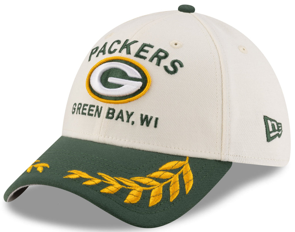 Green Bay Packers New Era 2025 NFL Draft Chrome 39THIRTY Flex Fit Hat for Men product image 1, provided for visual reference