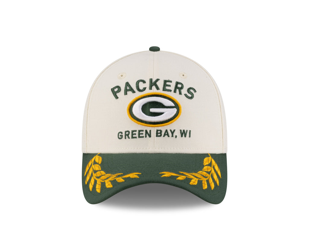 Green Bay Packers New Era 2025 NFL Draft Chrome 39THIRTY Flex Fit Hat for Men product image 2, provided for visual reference