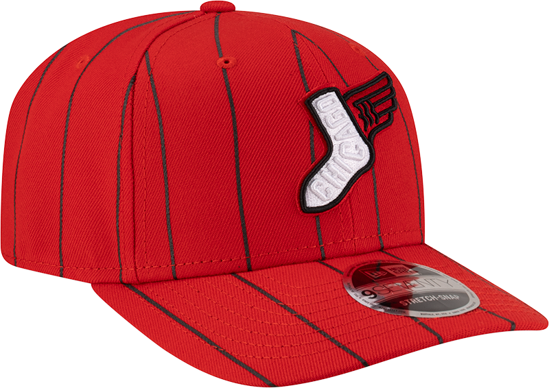 Chicago White Sox City Connect Red 9SEVENTY Pinstripe Adjustable Hat product image 3, provided for visual reference and