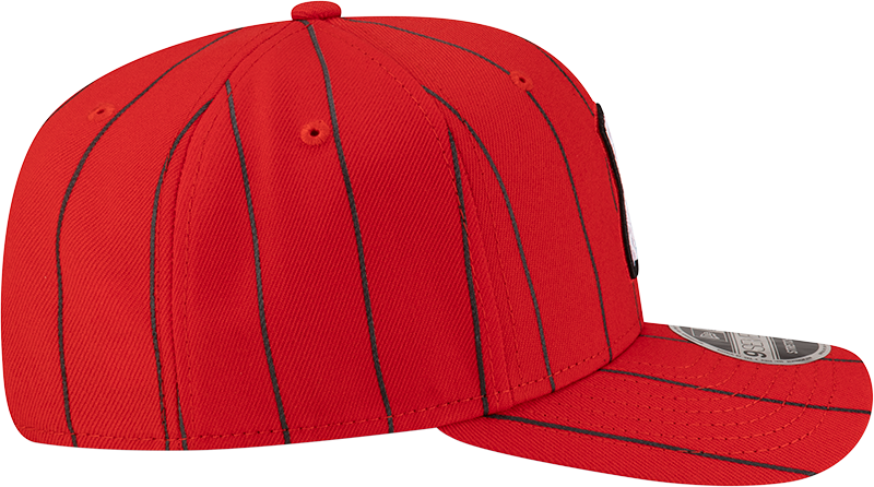 Chicago White Sox City Connect Red 9SEVENTY Pinstripe Adjustable Hat product image 4, provided for visual reference and