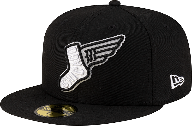 Chicago White Sox New Era 2025 City Connect Team Color 59FIFTY Fitted Hat -Black product image 1, provided for visual