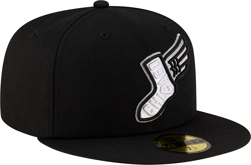 Chicago White Sox New Era 2025 City Connect Team Color 59FIFTY Fitted Hat -Black product image 3, provided for visual