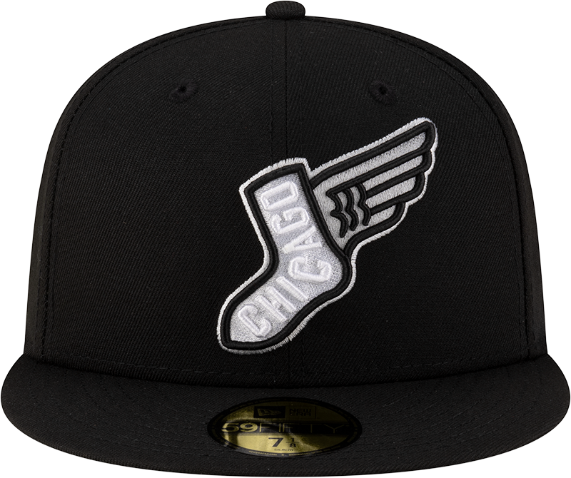 Chicago White Sox New Era 2025 City Connect Team Color 59FIFTY Fitted Hat -Black product image 2, provided for visual