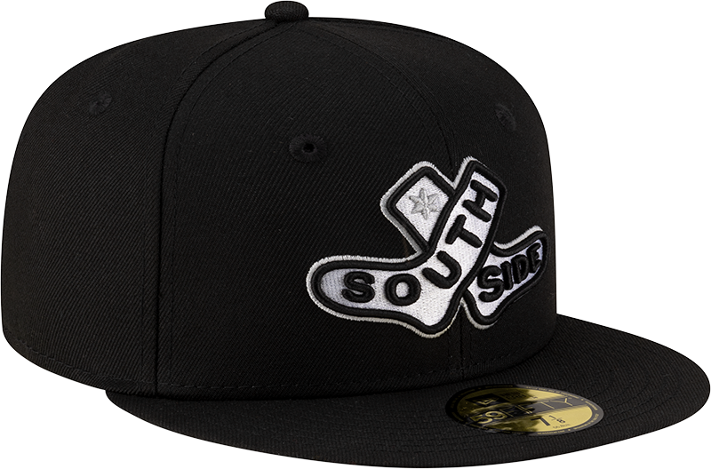 Chicago White Sox New Era 2025 City Connect Batting Practice Team Color 59FIFTY Fitted Hat -Black product image 3, provided