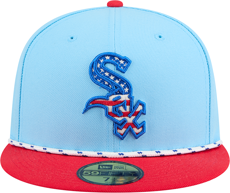 Chicago White Sox 2025 Independence Day New Era Blue 59FIFTY Fitted Hat product image 2, provided for visual reference and