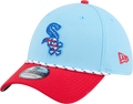 Chicago White Sox 2025 Independence Day Blue New Era 39THIRTY Flex Hat product image 1, provided for visual reference and
