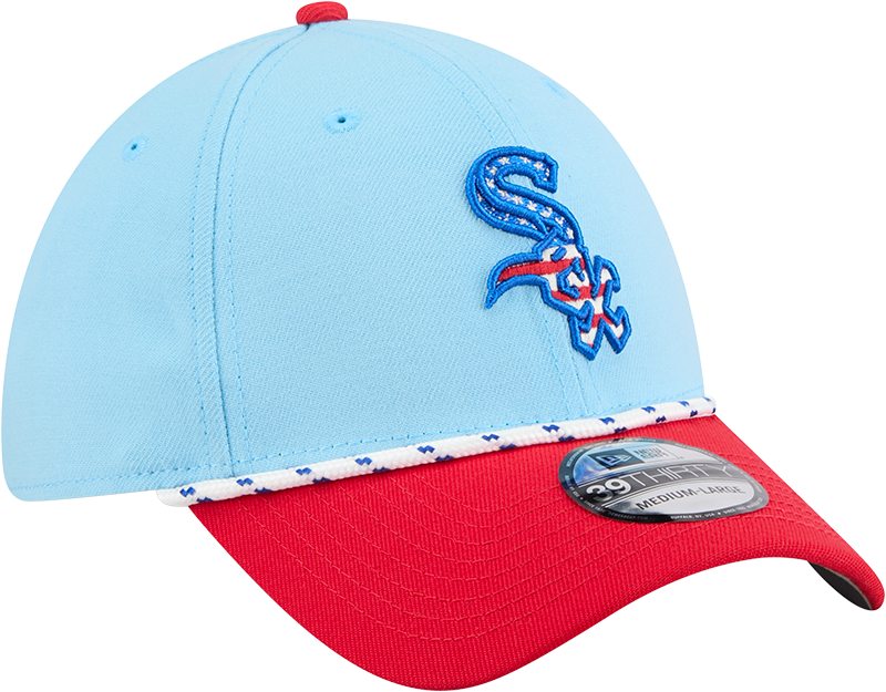 Chicago White Sox 2025 Independence Day Blue New Era 39THIRTY Flex Hat product image 3, provided for visual reference and