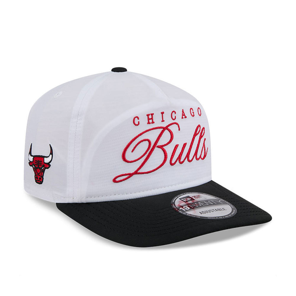 Chicago Bulls New Era 2025 NBA Draft White/Black 19TWENTY Adjustable Hat for Men product image 1, provided for visual