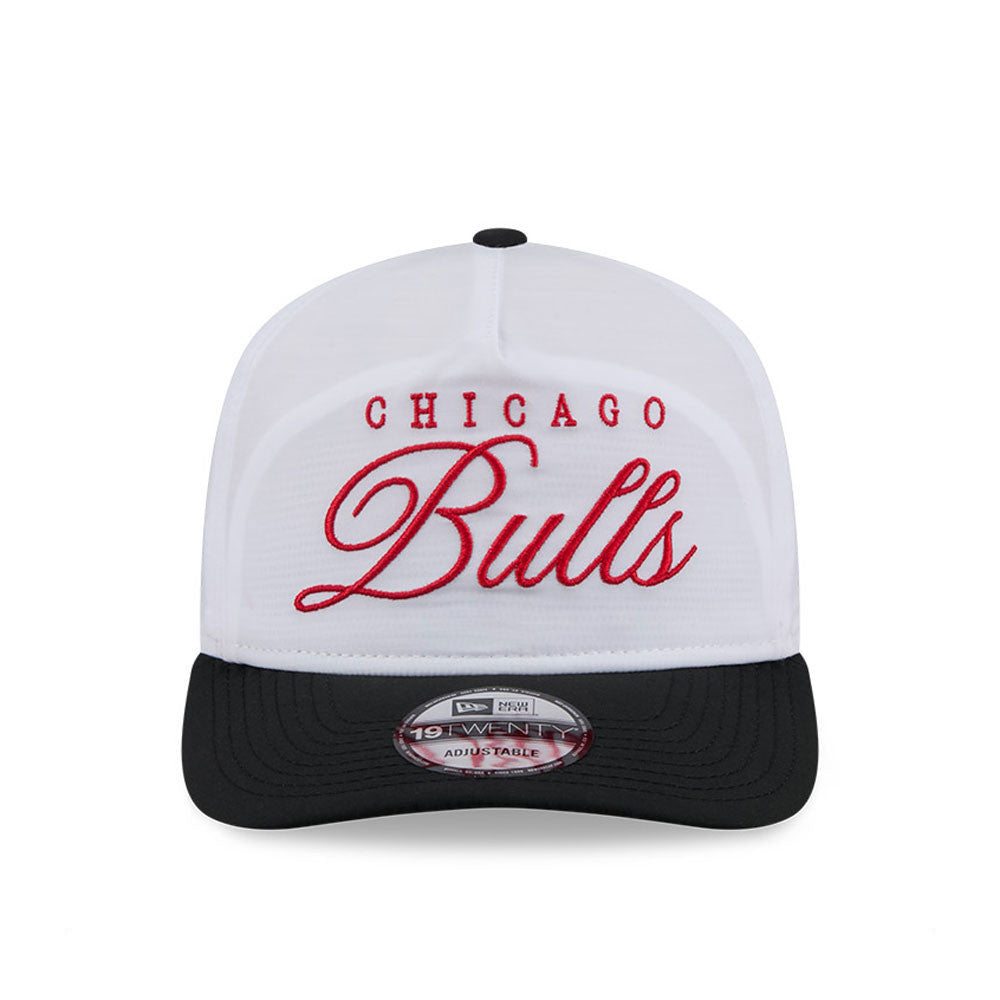 Chicago Bulls New Era 2025 NBA Draft White/Black 19TWENTY Adjustable Hat for Men product image 2, provided for visual