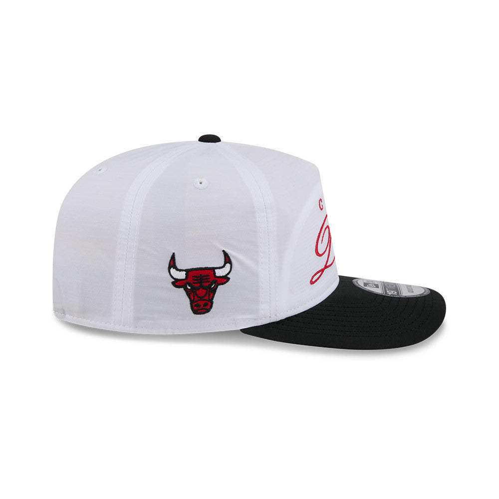 Chicago Bulls New Era 2025 NBA Draft White/Black 19TWENTY Adjustable Hat for Men product image 4, provided for visual