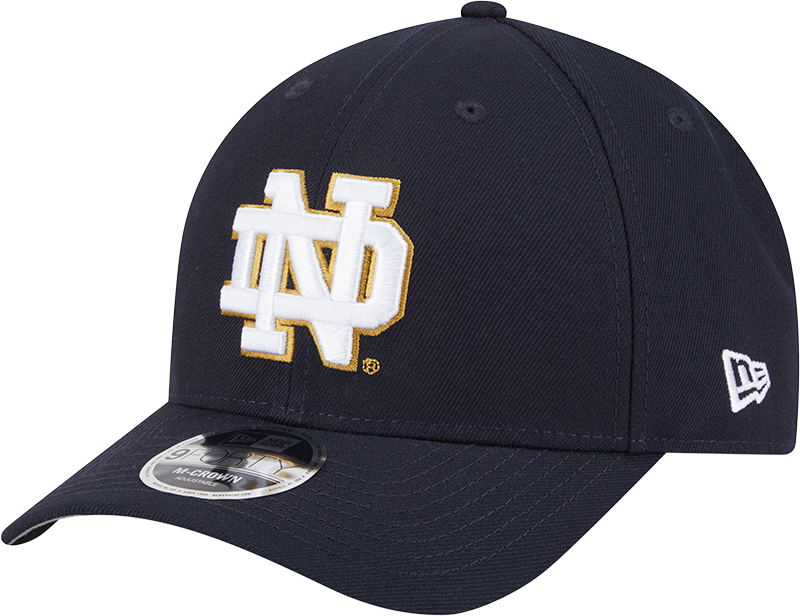 Notre Dame Fighting Irish New Era Navy 9FORTY M-Crown Adjustable Hat product image 1, provided for visual reference and