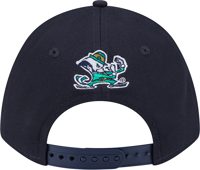 Notre Dame Fighting Irish New Era Navy 9FORTY M-Crown Adjustable Hat product image 6, provided for visual reference and