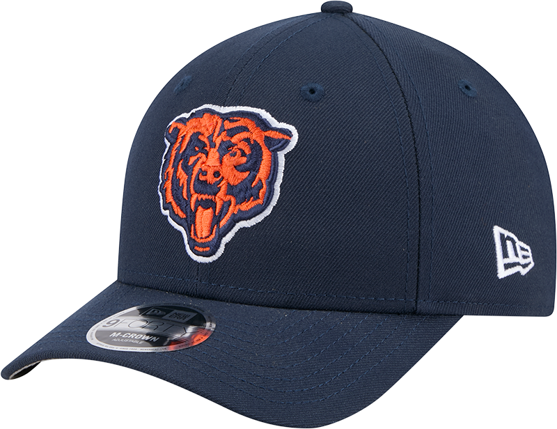 Chicago Bears New Era Primary Logo Navy M-Crown 9FORTY Snapback Adjustable Hat for Men product image 1, provided for visual