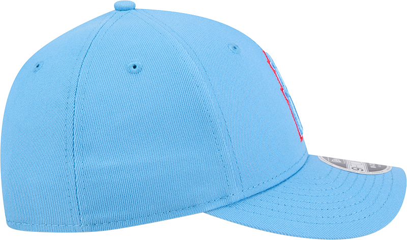 Houston Oilers New Era Baby Blue Primary 9FORTY M-Crown Adjustable Hat product image 5, provided for visual reference and