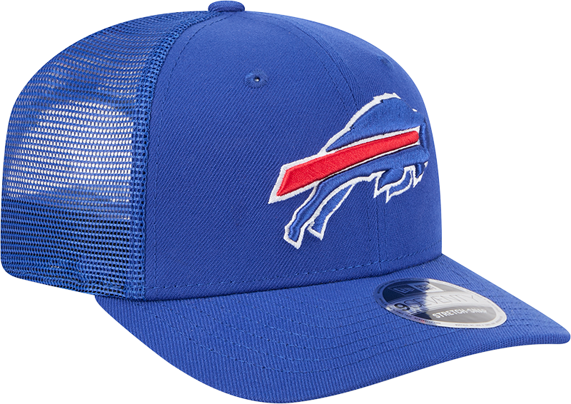 Buffalo Bills New Era Royal 9SEVENTY Trucker Adjustable Hat product image 3, provided for visual reference and product