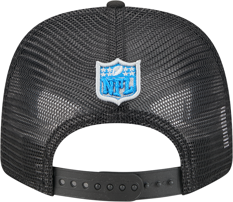 Detroit Lions New Era Black Trucker Primary 9SEVENTY Trucker Hat product image 6, provided for visual reference and product