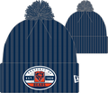 Chicago Bears Navy New Era Property Cuffed Pom Knit product image 1, provided for visual reference and product detail review
