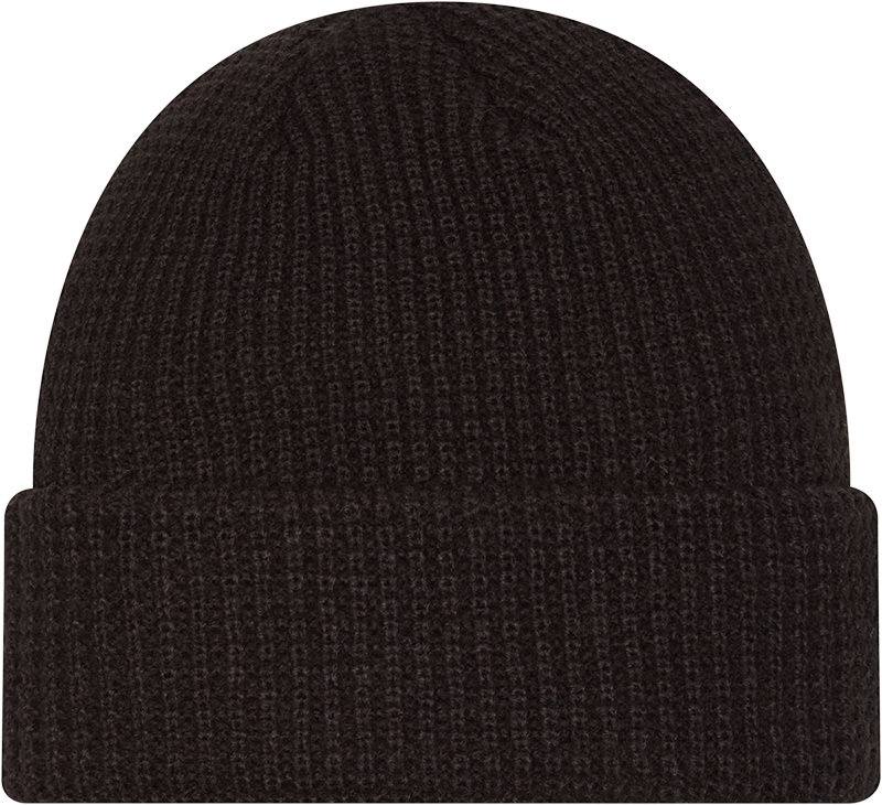 Chicago Blackhawks Black New Era Cuffed Waffle Knit product image 3, provided for visual reference and product detail review