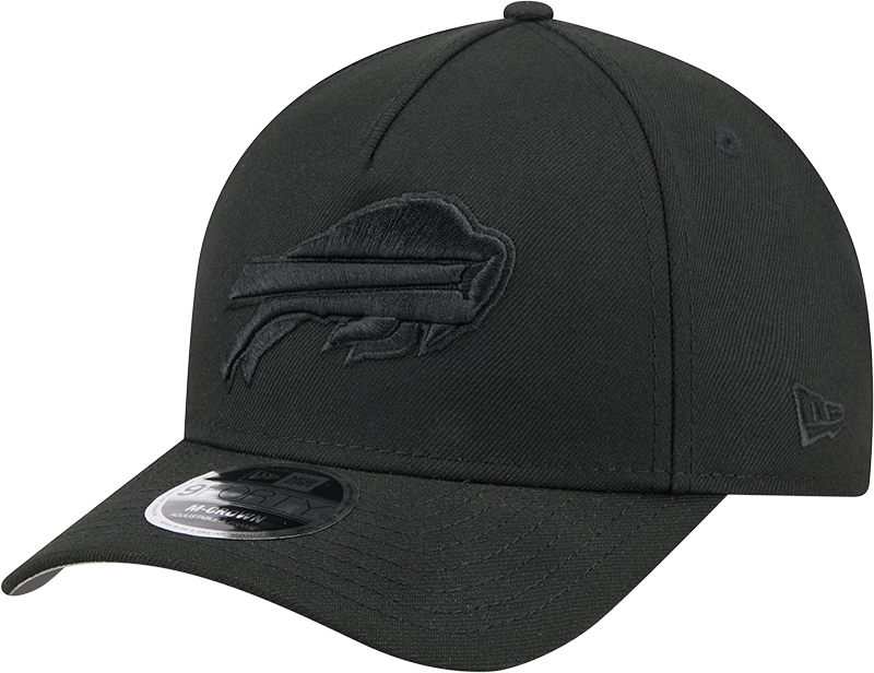 Buffalo Bills New Era Tonal Black Primary 9FORTY A-Frame M-Crown Adjustable Hat product image 1, provided for visual