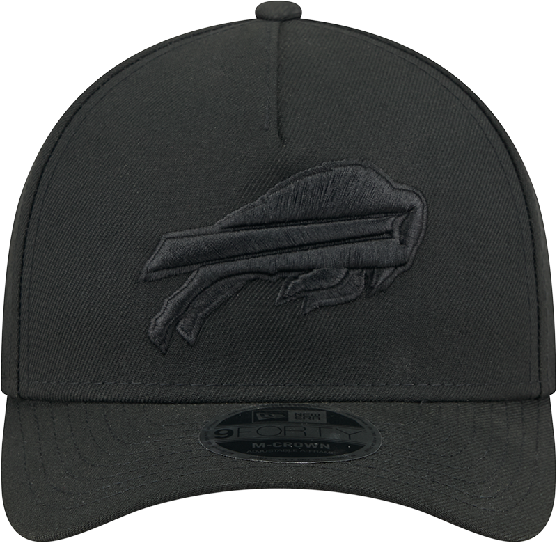 Buffalo Bills New Era Tonal Black Primary 9FORTY A-Frame M-Crown Adjustable Hat product image 2, provided for visual