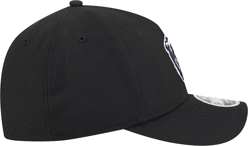 Chicago Bears New Era Black & White Primary 9FORTY A-Frame M-Crown Adjustable Hat product image 4, provided for visual