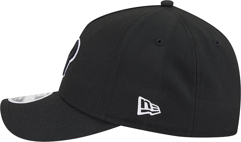 Houston Texans New Era Black & White Primary 9FORTY A-Frame M-Crown Adjustable Hat product image 4, provided for visual