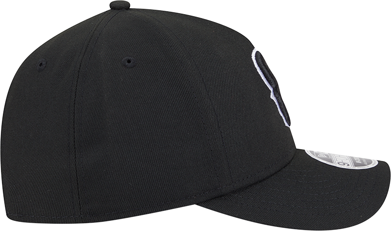 Houston Texans New Era Black & White Primary 9FORTY A-Frame M-Crown Adjustable Hat product image 5, provided for visual