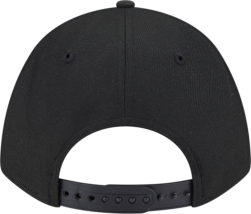 Detroit Lions New Era Black & White Primary 9FORTY A-Frame M-Crown Adjustable Hat product image 6, provided for visual