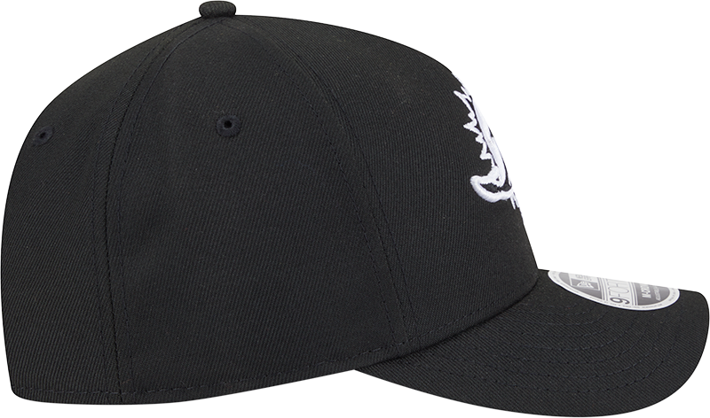 Miami Dolphins New Era Black & White Primary 9FORTY A-Frame M-Crown Adjustable Hat product image 5, provided for visual