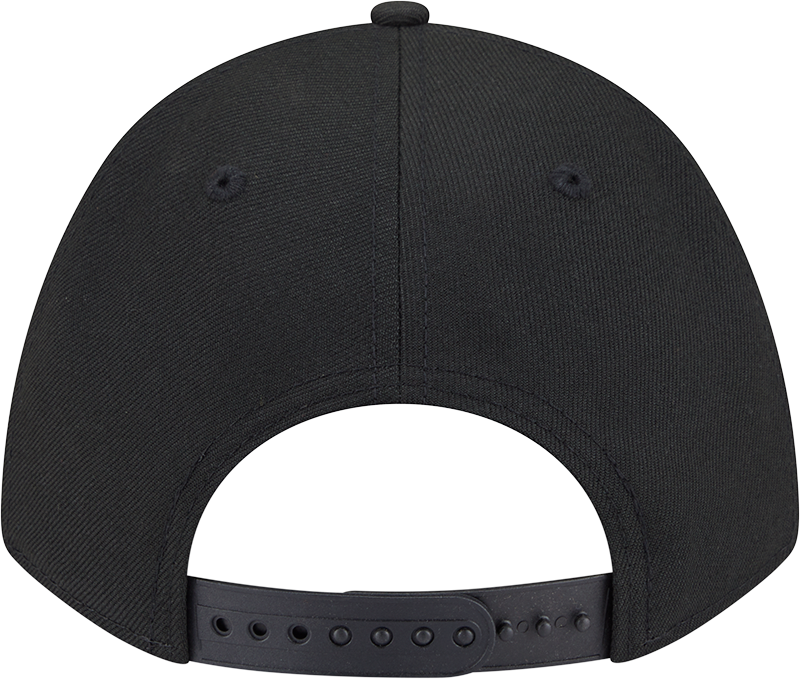 San Francisco 49ers New Era Black & White Primary 9FORTY A-Frame M-Crown Adjustable Hat product image 6, provided for visual