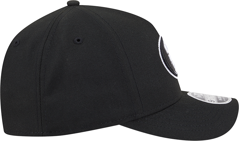 San Francisco 49ers New Era Black & White Primary 9FORTY A-Frame M-Crown Adjustable Hat product image 4, provided for visual