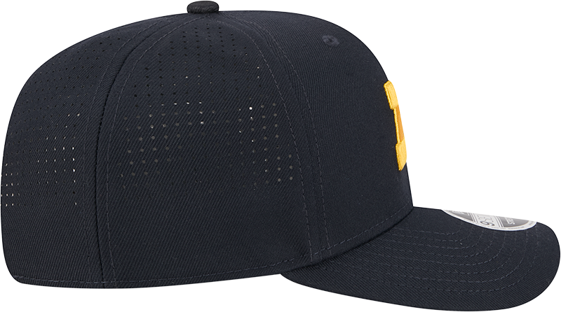 Michigan Wolverines New Era Navy New Era 9SEVENTY Perf Hat for Men product image 5, provided for visual reference and