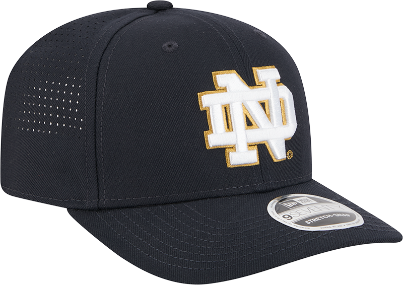 Notre Dame Fighting Irish New Era Navy New Era 9SEVENTY Perf Hat for Men product image 3, provided for visual reference and