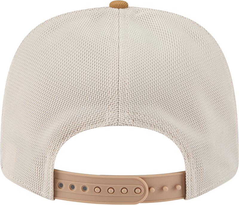 Chicago Bulls New Era 2T Tan 9SEVENTY Trucker Adjustable Hat product image 4, provided for visual reference and product