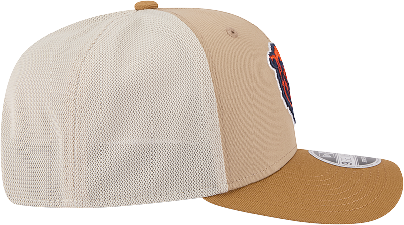 Chicago Bears New Era 2T Tan 9SEVENTY Trucker Adjustable Hat product image 6, provided for visual reference and product