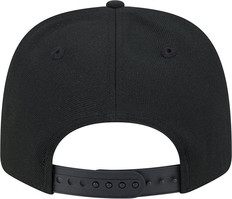 Chicago Bulls New Era Black Stated 9SEVENTY Adjustable Hat product image 4, provided for visual reference and product detail