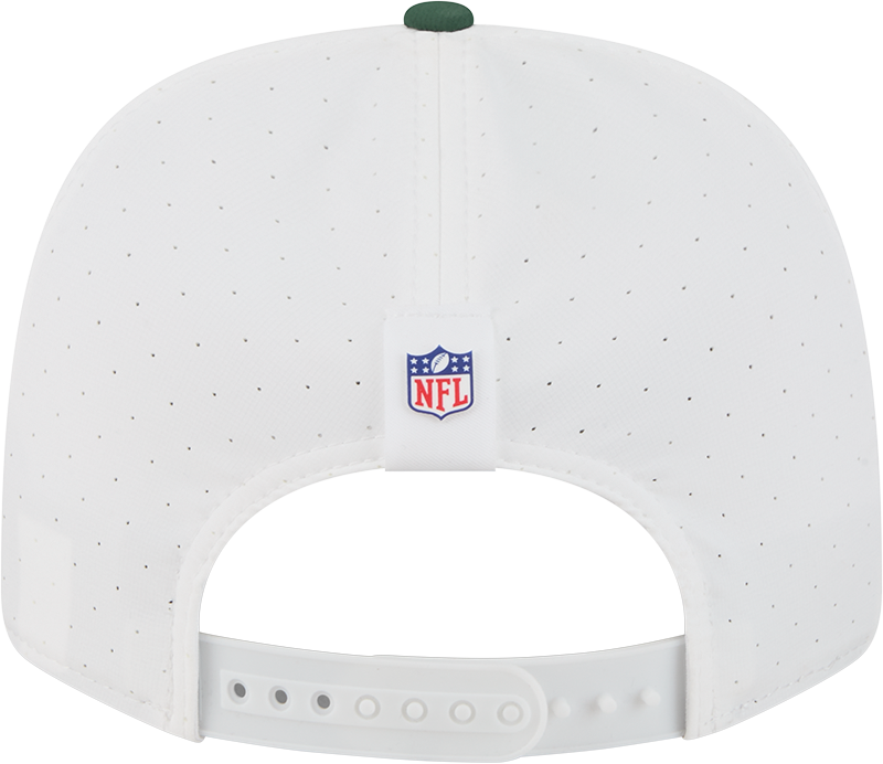 Green Bay Packers New Era White/Green 2025 NFL Training Camp 9SEVENTY Adjustable Hat for Men product image 6, provided for