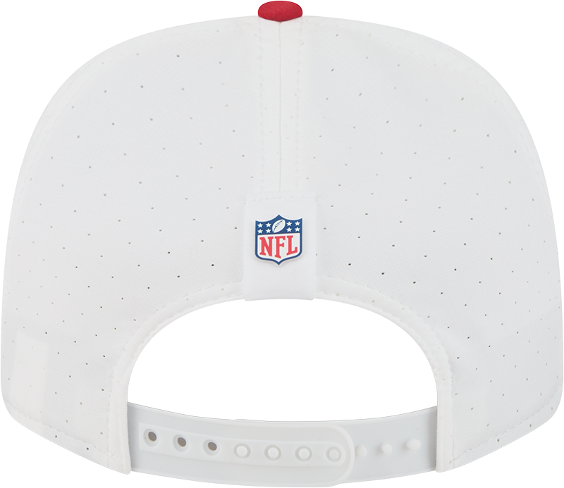 San Francisco 49ers New Era White/Red 2025 NFL Training Camp 9SEVENTY Adjustable Hat for Men product image 6, provided for