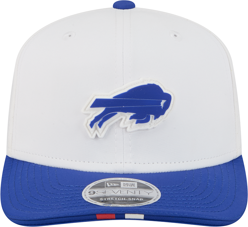 Buffalo Bills New Era White/Black 2025 NFL Training Camp 9SEVENTY Adjustable Hat for Men product image 2, provided for