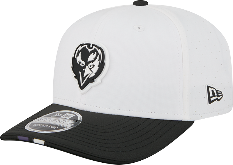 Baltimore Ravens New Era White/Black 2025 NFL Training Camp 9SEVENTY Adjustable Hat for Men product image 1, provided for