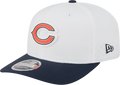 Chicago Bears New Era White/Navy Secondary Logo 2025 NFL Training Camp 9SEVENTY Adjustable Hat for Men product image 1,