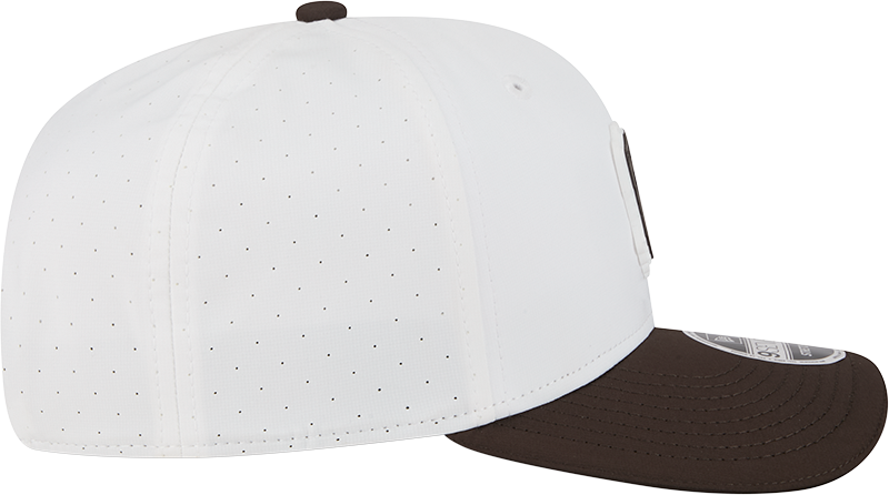 Cleveland Browns New Era White/Brown 2025 NFL Training Camp 9SEVENTY Adjustable Hat for Men product image 4, provided for