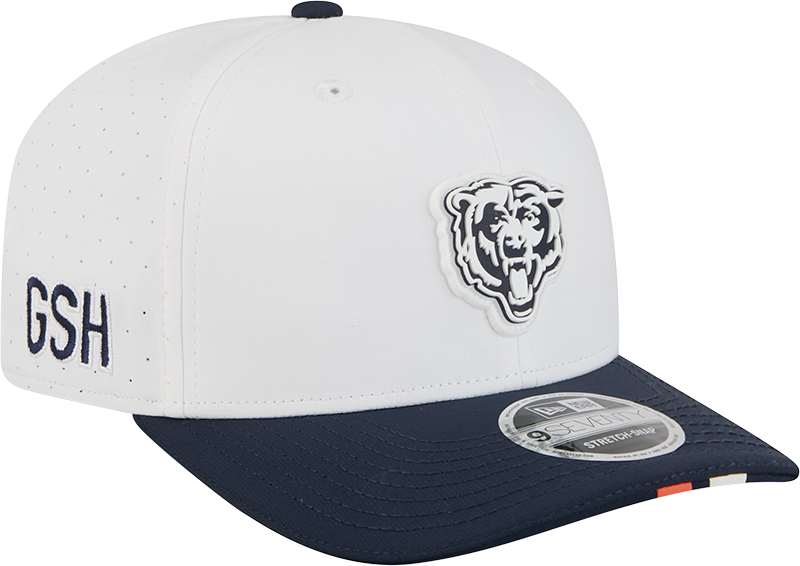 Chicago Bears New Era White/Navy 2025 NFL Training Camp 9SEVENTY Adjustable Hat for Men product image 3, provided for visual
