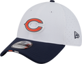 Chicago Bears New Era White/Navy Secondary 2025 NFL Training Camp 9FORTY M-Crown Adjustable A-Frame Hat for Men product