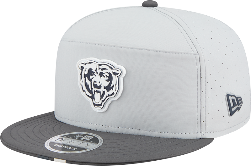 Chicago Bears New Era Gray/Graphite 2025 NFL Training Camp Split Panel 9FIFTY Snapback Hat for Men product image 1, provided